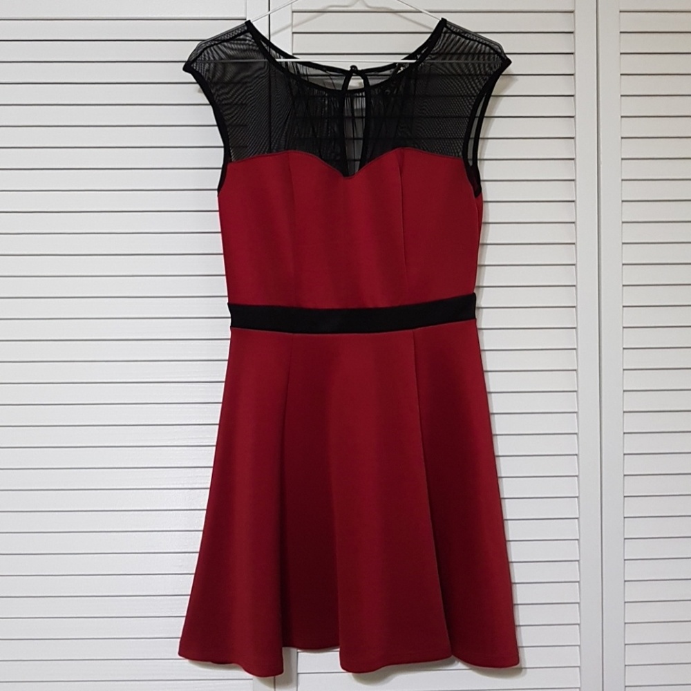 Modcloth "belle in burgundy" dress